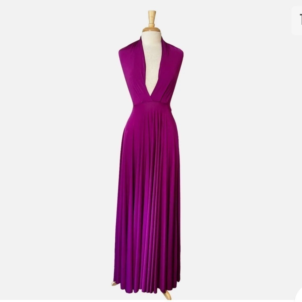 Two Birds Classic Convertible‎ Slit Dress, One Size